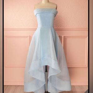 Boutique 1861 high-low off-shoulder dress